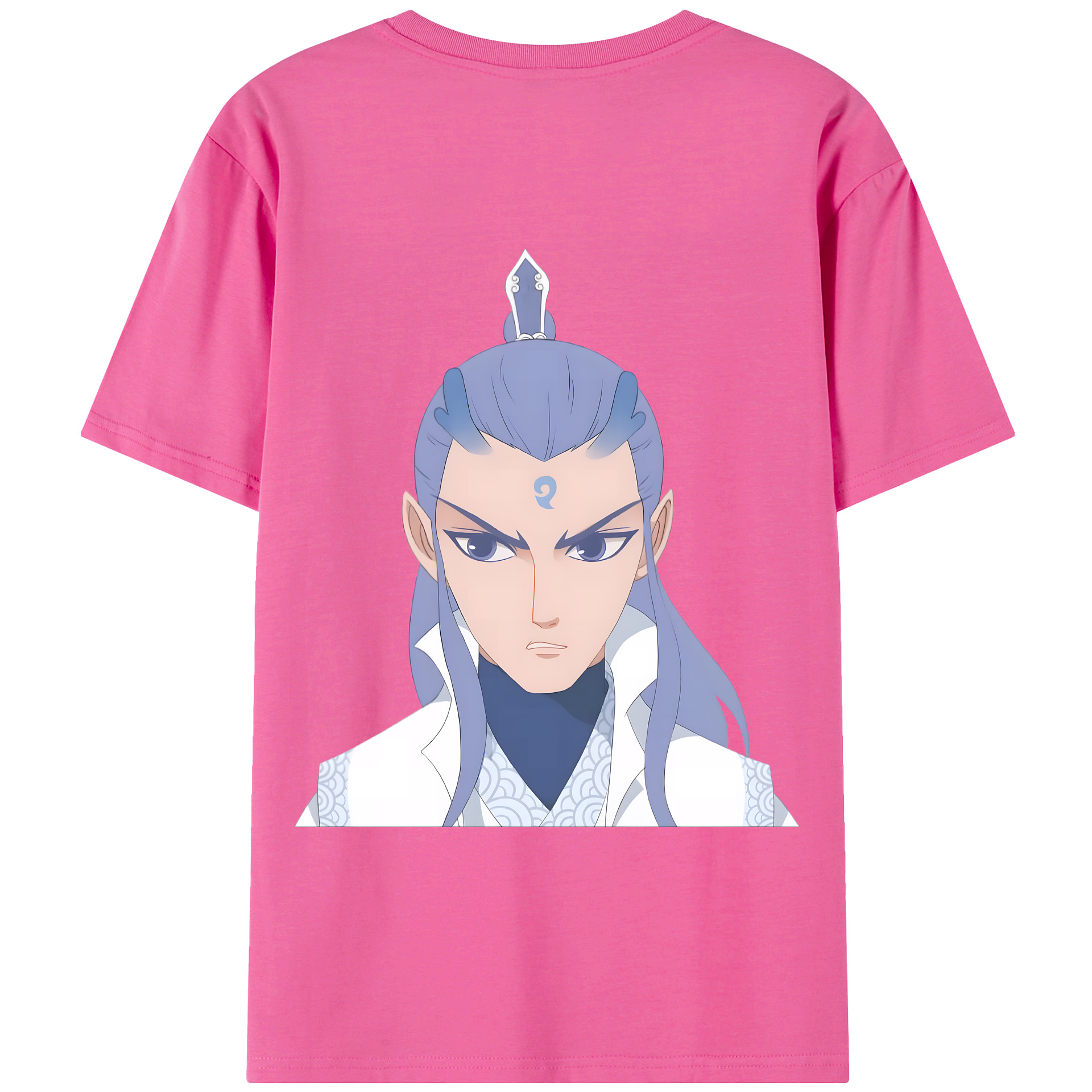（画像用） Ne Zha 2 ナタ 魔童の大暴れ レディース半袖Tシャツ(バックプリント)